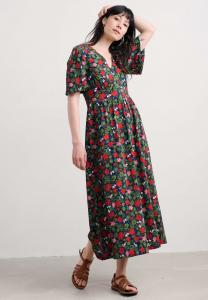 Платье Seasalt Cornwall CHATEAUX HALF SLEEVE, Multi Houseplant Maritime/Dark Green