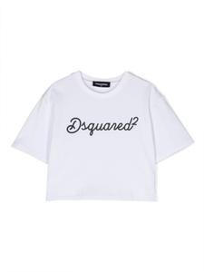 DSQUARED2 KIDS футболка с логотипом, белый
