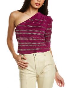 IRO Moroni замшевый топ, фиолетовый