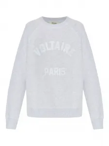 Толстовка с логотипом Zadig&Voltaire, серый