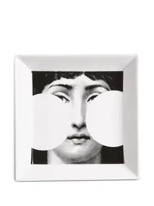 Квадратный поднос для мелочей (20,8 см x 20,8 см) Fornasetti, белый