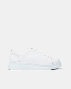 Женские кожаные кроссовки Runner Up на платформе и шнуровке Camper, белый