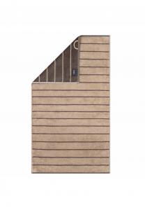 Полотенце махровое Cawö Balance, 30x50 см, коричневый / бежевый