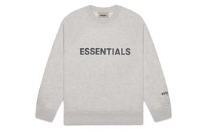 Футболка с аппликацией логотипом Fear Of God Essentials, овсяный