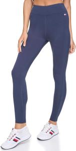Женские спортивные леггинсы Tommy Hilfiger с высокой талией и боковыми лентами, Navy