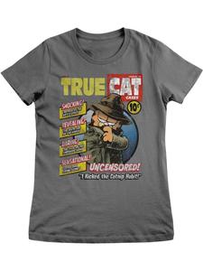 Футболка "True Cat Cases Cover Girly Tee" серого цвета Garfield