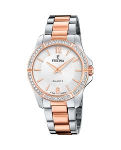 Женские часы F20595/1 Mademoiselle из серебристой стали Festina, серебро