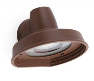 Уличный настенный светильник FARO Bronx, коричневый