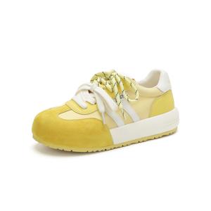 JOSINY Повседневные туфли женские низкие желтые
