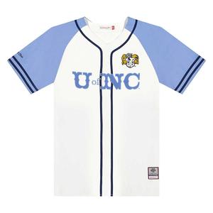 Тренировочное бейсбольное джерси NCAA North Carolina Tarheels Baseball Mitchell and Ness, белый