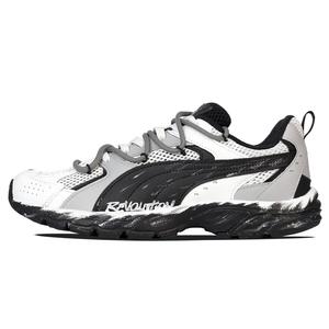 Мужские и женские беговые кроссовки Milenio низкие с абразивостойкостью и дышащим эффектом для увеличения роста PUMA, черный