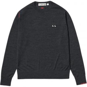 Anya Hindmarch X Anya Hindmarch Свитер унисекс темно-серый UNIQLO