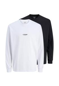 Топ Jack & Jones 2ER PACK SOHO, Schwarz Weiß/Multi-Coloured