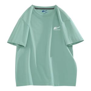 Футболка Unisex Crew Neck тонкая Heavyweight WARRIOR, aqua зеленый