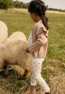 Топ Lil' Atelier MIT LANGEN ÄRMELN SLIM FIT, Turtledove/White