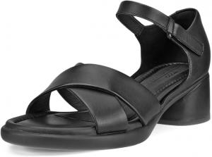 Женские сандалии ECCO Sculpted 35 Luxe с ремешком на щиколотке и каблуком, черный