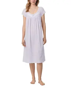 Ночная рубашка вальс с цветочным кружевом Eileen West, фиолетовый