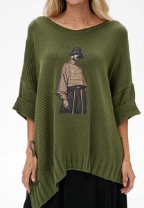 Джемпер blue shadow LIKOLA, Green