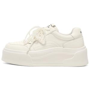 Низкие женские кроссовки Senda, Beige White Black