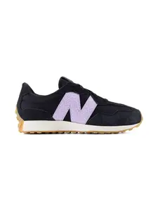 Кроссовки 327 Lace с логотипом New Balance Kids, черный