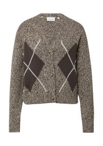 COMMA Вязаный кардиган в коричневом цвете