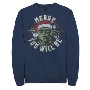 Мужской свитшот Merry Yoda Star Wars