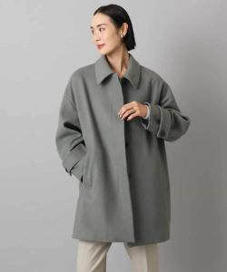 Тренч из шерсти Super 100s Michel Klein (Small Size), цвет Khaki