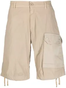 Шорты-бермуды с кулиской TEN C, нейтральный
