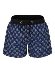 Плавки-шорты с принтом Inter MC2 Saint Barth Kids, синий