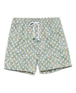 Плавки из полиэстера с боковыми карманами Barba, зеленый