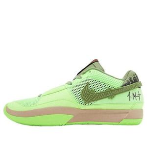 Кроссовки (GS) Nike Ja 1 NRG 'Halloween', цвет lime blast/oil green/black/hemp/cacao wow