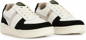 Кроссовки AllSaints Vix Suede Sneakers, White/Black