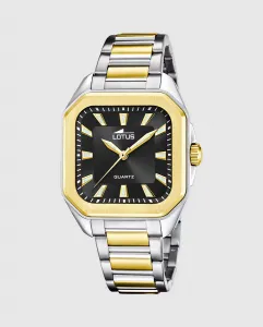 Женские часы 18969/3 Square Series из двухцветной стали LOTUS, мультиколор