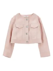 Жакет с карманами Monnalisa, розовый