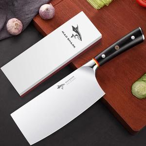 Mad Shark Немецкий кухонный нож, профессиональный тесак из нержавеющей стали для мяса и костей, разделочный нож