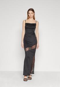 Элегантное платье Slim Maxi Dress С Кружевными Вставками Even&Odd, черный