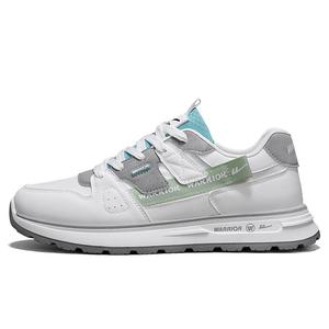 WARRIOR Покрытие износостойкие легкие нескользящие низкие повседневные туфли мужские белые серые