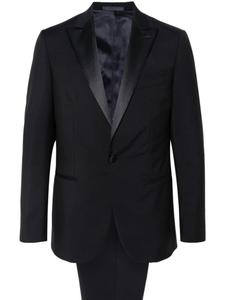 Caruso костюм с однобортным пиджаком, синий