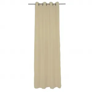 Штора LANGWASSER с люверсами, 1 шт. Wirth, бежевый