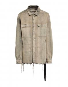 Джинсовая рубашка Rick Owens, серый