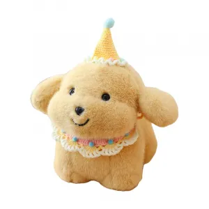 CANEXT Плюшевая кукла Golden Retriever Milk Dog Cake высотой 20 см