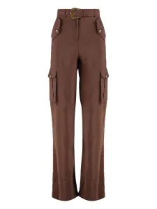 Брюки карго с поясом Versace Jeans Couture, коричневый