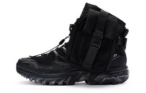 SALOMON АКС + 811 Производственные нескользящие полувысокие уличные ботинки унисекс черные