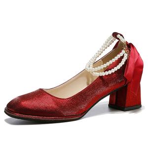 Массивные туфли на высокой шпильке Women's Medd, красный