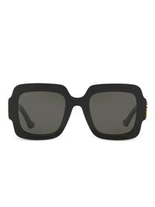 Солнцезащитные очки в большой оправе Gucci Eyewear, черный