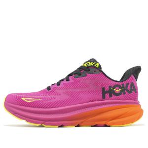 Кроссовки clifton 9 'fuchsia black' Hoka One One, фуксия