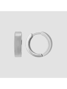 Adeliás Серьги унисекс - серьги-кольца на шарнирах из серебра 925 пробы