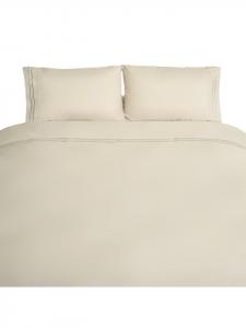 Постельное белье 200 х 220 см с 2 наволочками 50 х 70 см - комплект из 4 предметов кремового цвета Almina, 200 x 220 см