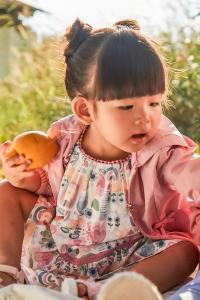 Детское хлопковое платье Mayoral, розовый