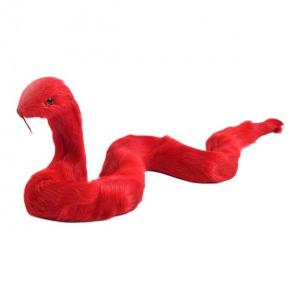 Плюшевая кукла имитация змеи высотой 26 см JIHUIMAO, Simulated Snake[Red]
